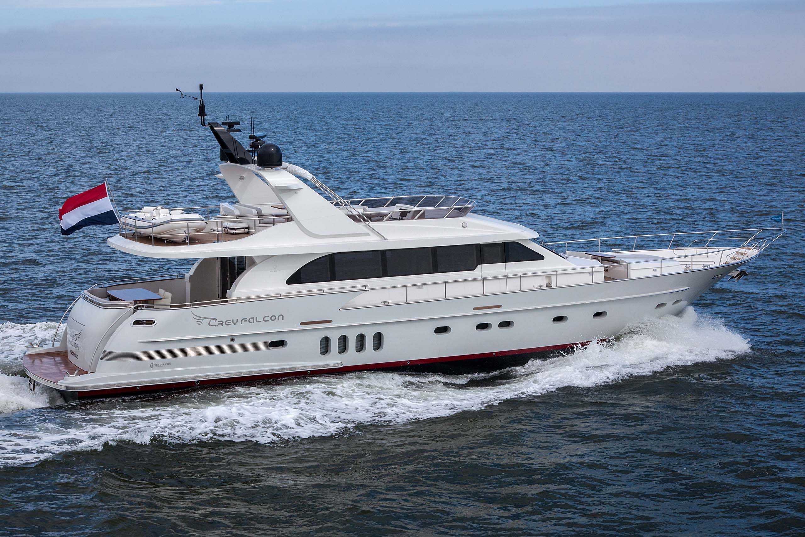 Flybridge series | GREY FALCON | Van der Valk Shipyard