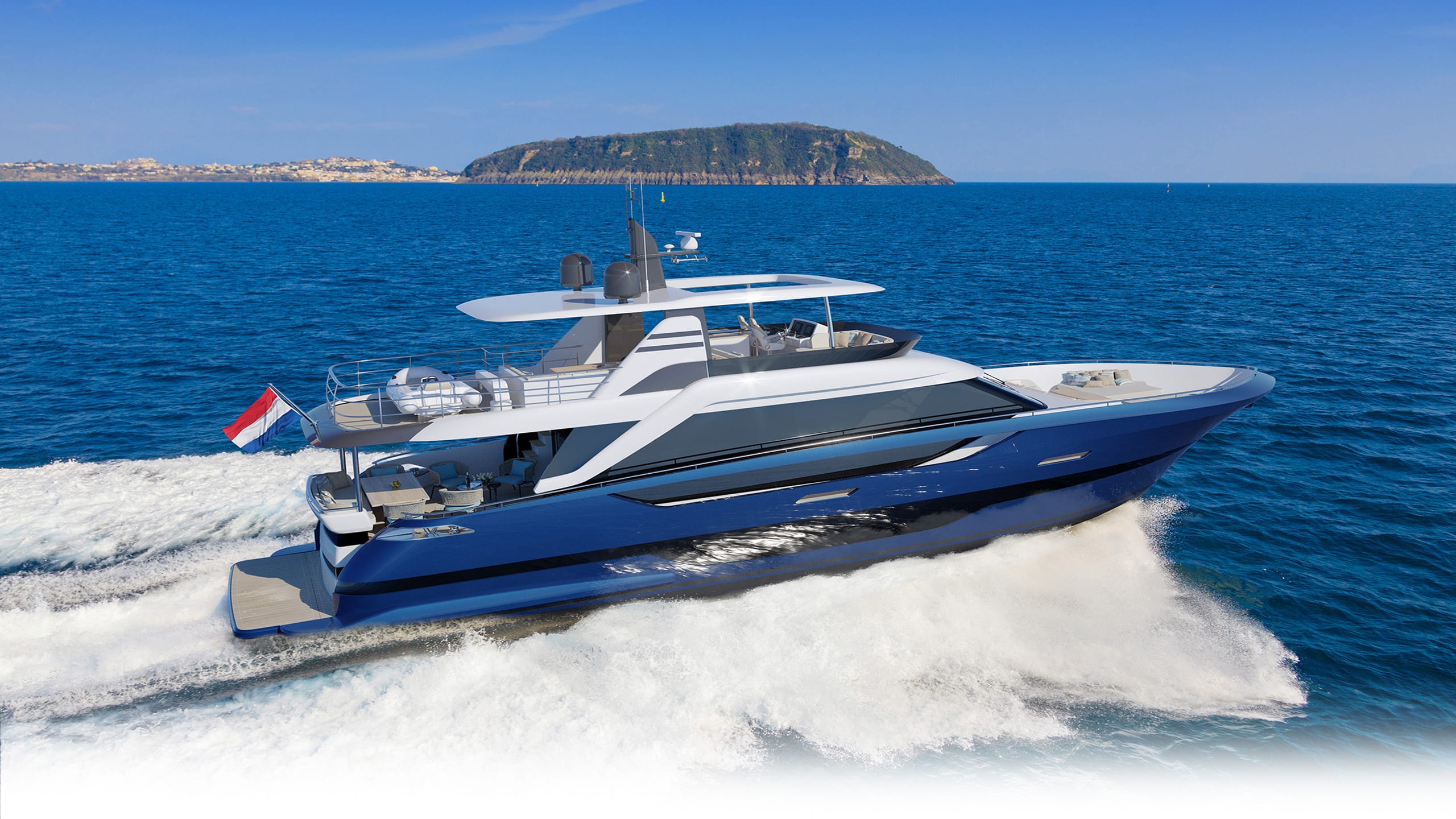 flybridge yacht gebraucht